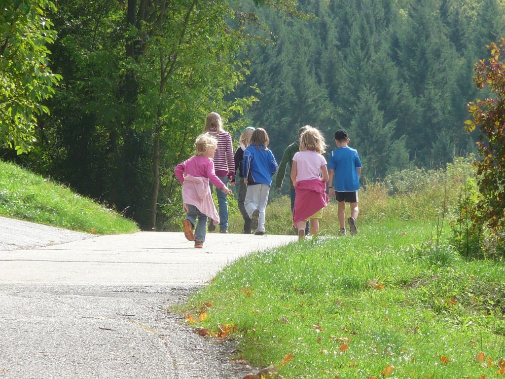 randonnée en famille