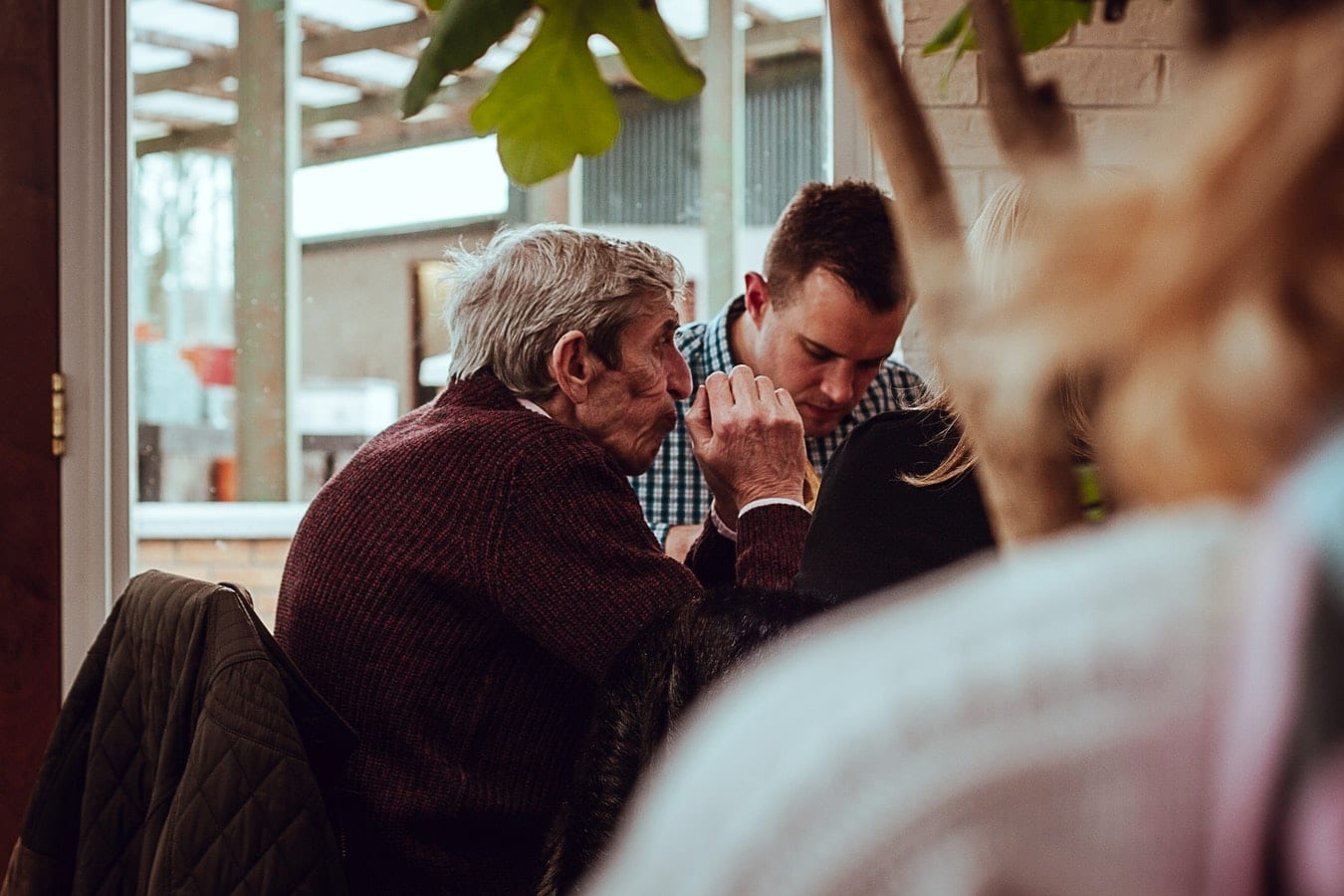 Personne âgée en maison de retraite